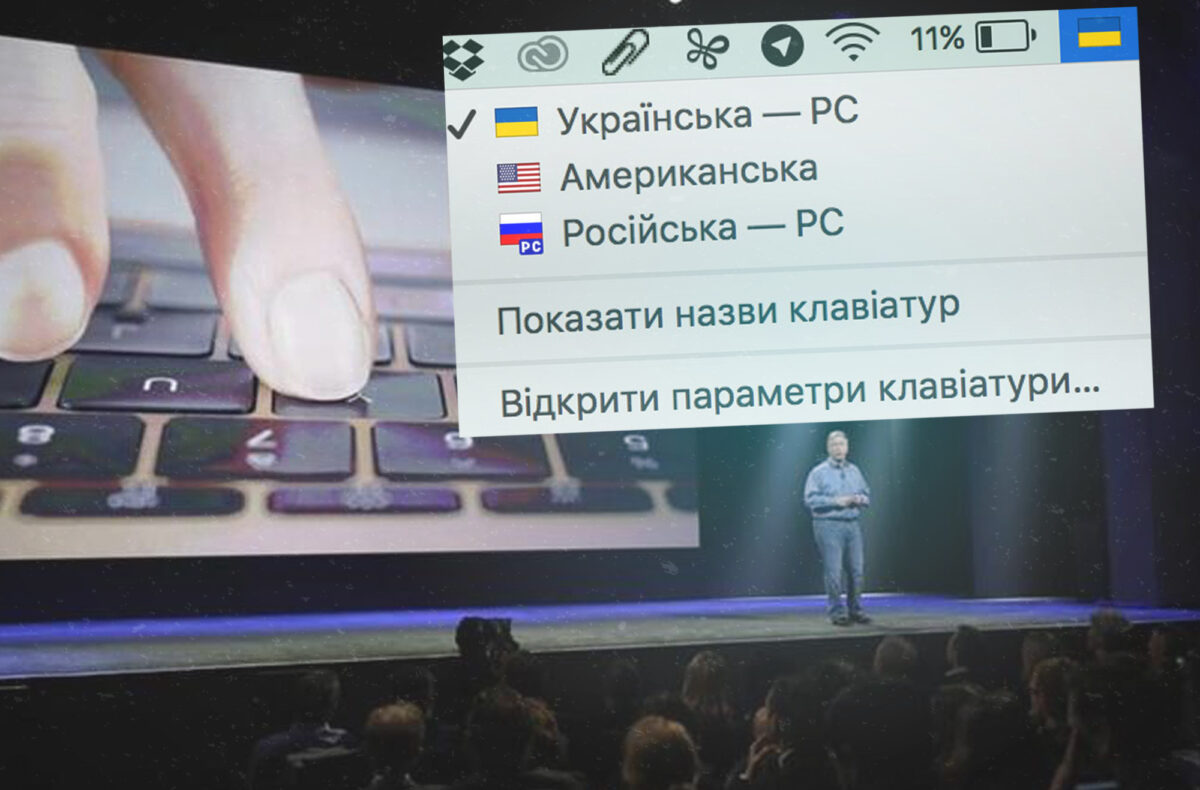 PC раскладка клавиатуры на Mac