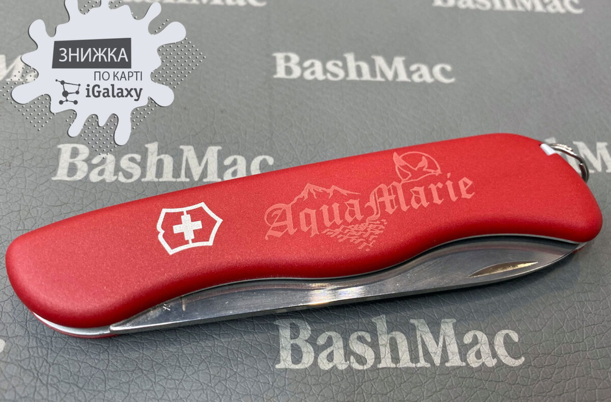 Лазерная гравировка ножей и мультитулов Victorinox